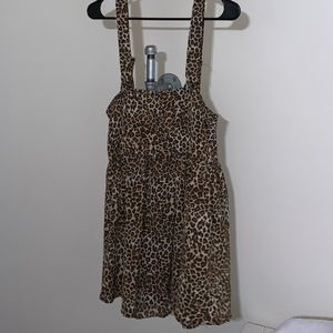 Leopard  print mini dress